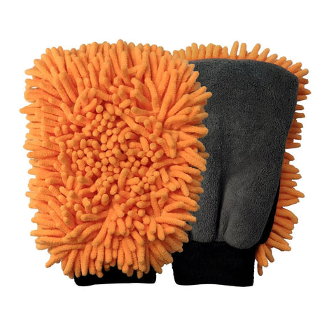 Nasiol CAR WASH MITT Zweiseitiger, superweicher Chenille-Waschhandschuh