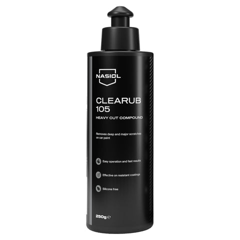 Nasiol Clearub 105 – Heavy Cut Politur für starke Lackdefekte 500g