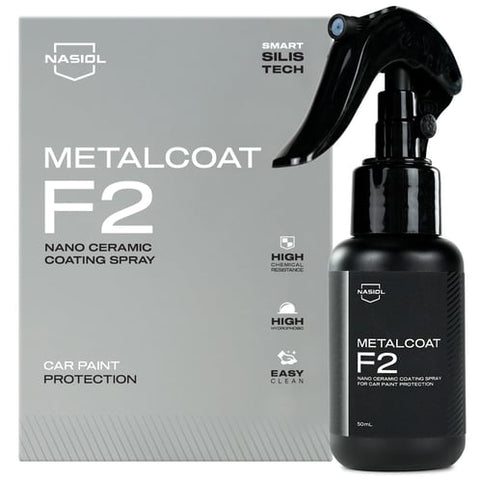 Nasiol MetalCoat F2 – Keramische Schnellversiegelung mit Easy-to-Use-Formel (50 ml)