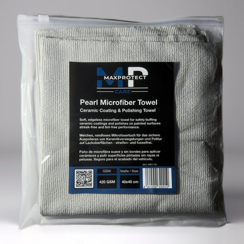 Maxprotect Care Pearl Microfiber Towel - Ceramic Coating & Polishing Towel