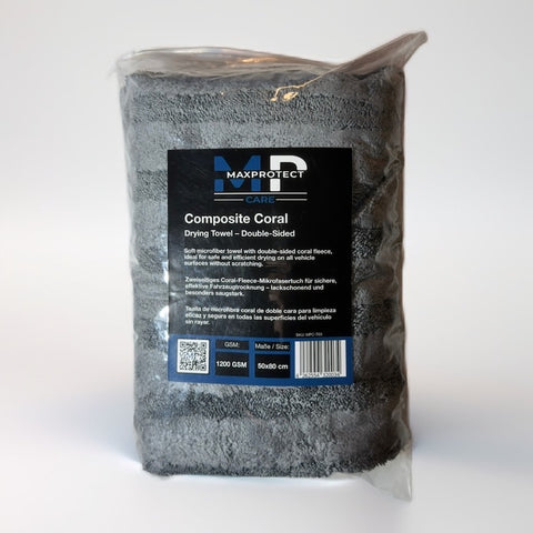 MPC-T03- Maxprotect Care - Composite Coral Fleece Drying Towel – Double-Sided
