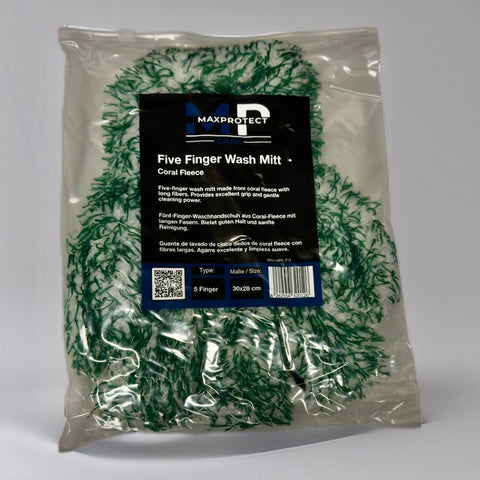 MPC-T12 Maxprotect Care - Five Finger Wash Mitt – Coral Fleece Waschhandschuh