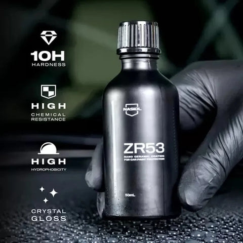 Nasiol ZR53 Keramikversiegelung 50 ml – 10H, 3+ Jahre Schutz, Hochglanz